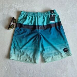 O'NEILL Man Hyperfreak Boardshort Cinched Volley. Color AQU Size MEDIUM.